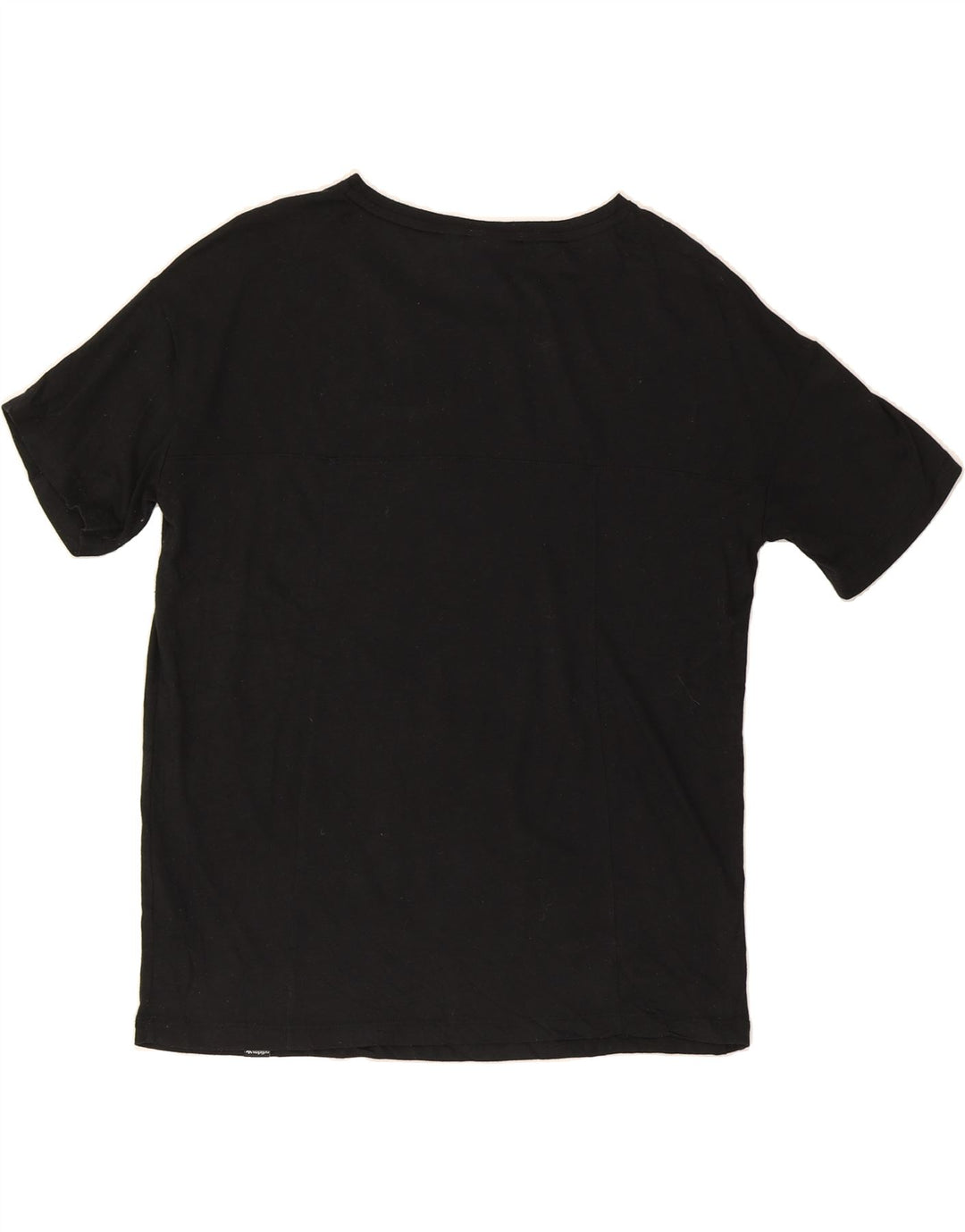 ADIDAS Womens Oversized Graphic T-Shirt Top UK 10 Small  Black Polyester Vintage Adidas and Second-Hand Adidas from Messina Hembry 
