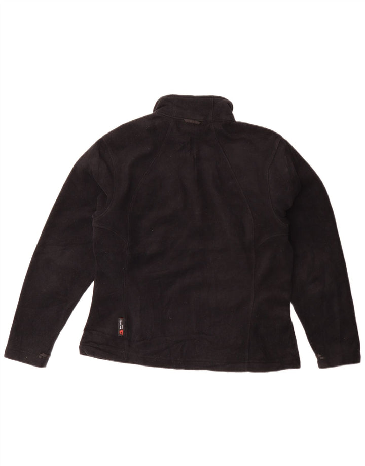 Jack Wolfskin Womens Liner Fleece Jacket UK 18 XL Black Polyester