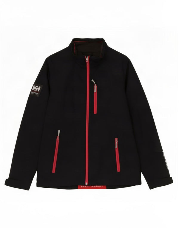 Jaqueta corta-vento feminina Helly Hansen UK 14 poliéster preto médio