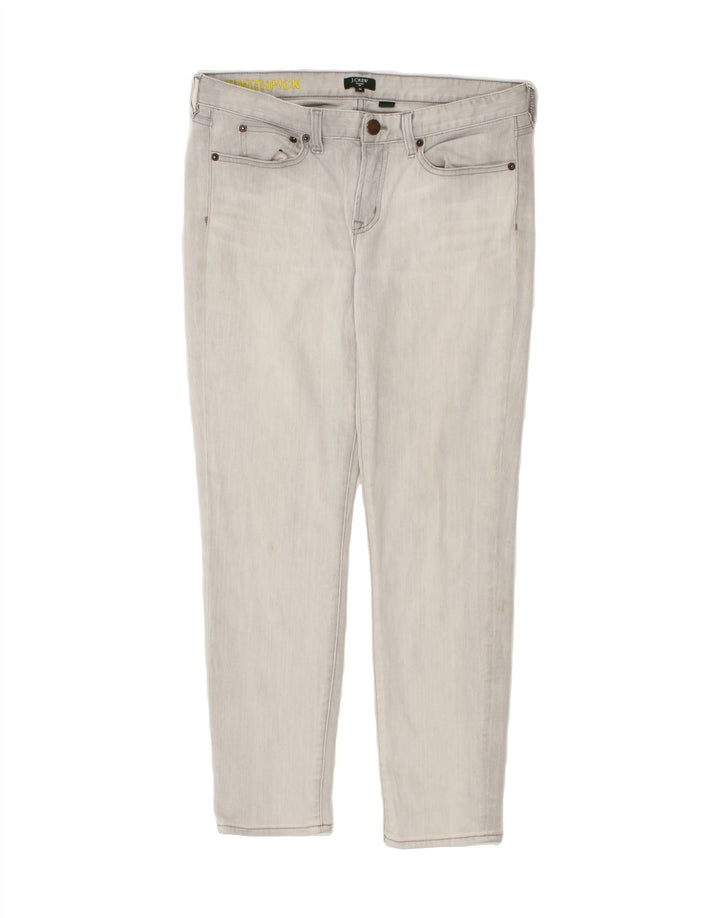 J. CREW Womens Toothpick Slim Jeans W30 L29 Grey Cotton Vintage J. Crew and Second-Hand J. Crew from Messina Hembry 