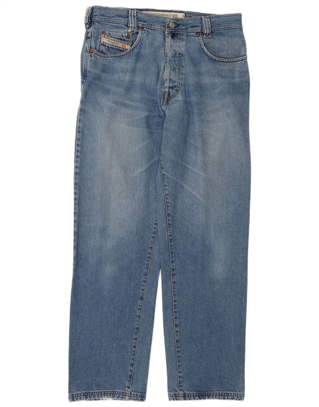 Diesel Mens Straight Jeans W34 L32 Blue