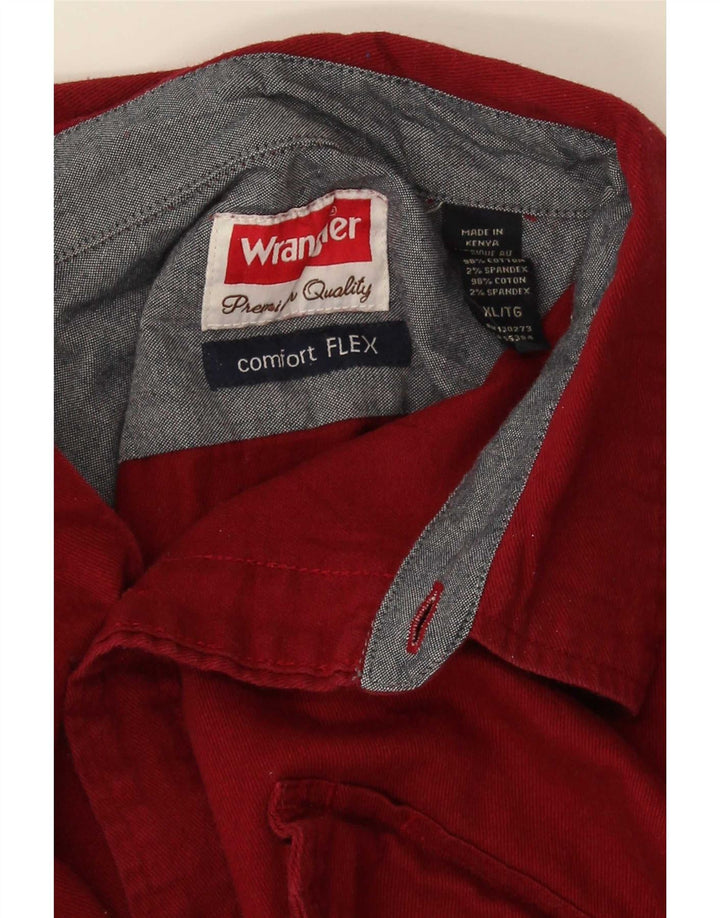 Wrangler Chemise Regular Fit XL Coton Rouge
