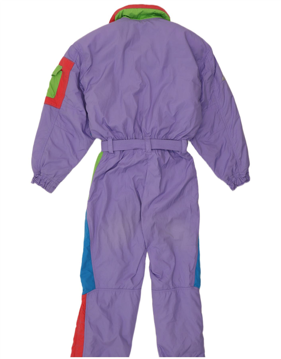 Ellesse Womens Ski Jumpsuit IT 44 Medium Purple Colourblock Polyester