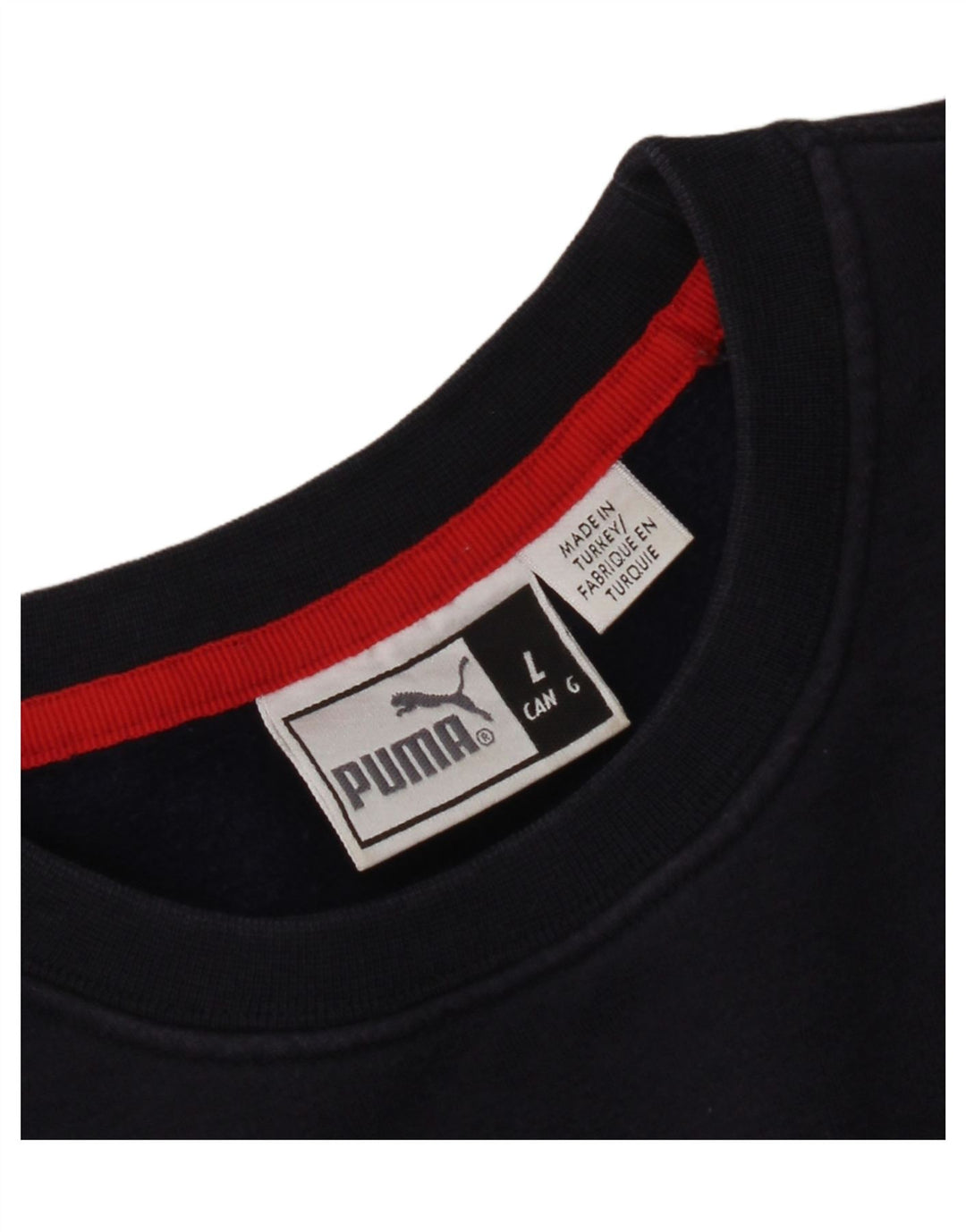 Puma Mens Graphic Sweatshirt Jumper Large Navy Blue