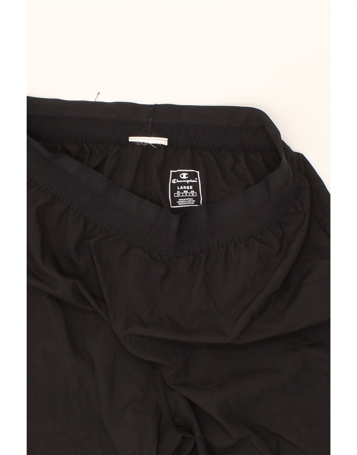 CHAMPION Mens Sport Shorts Large Black Vintage Champion and Second-Hand Champion from Messina Hembry 