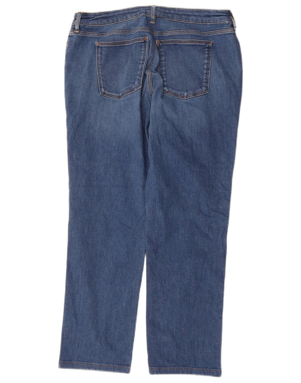 Trussardi Womens Straight Jeans W35 L26 Blue Cotton