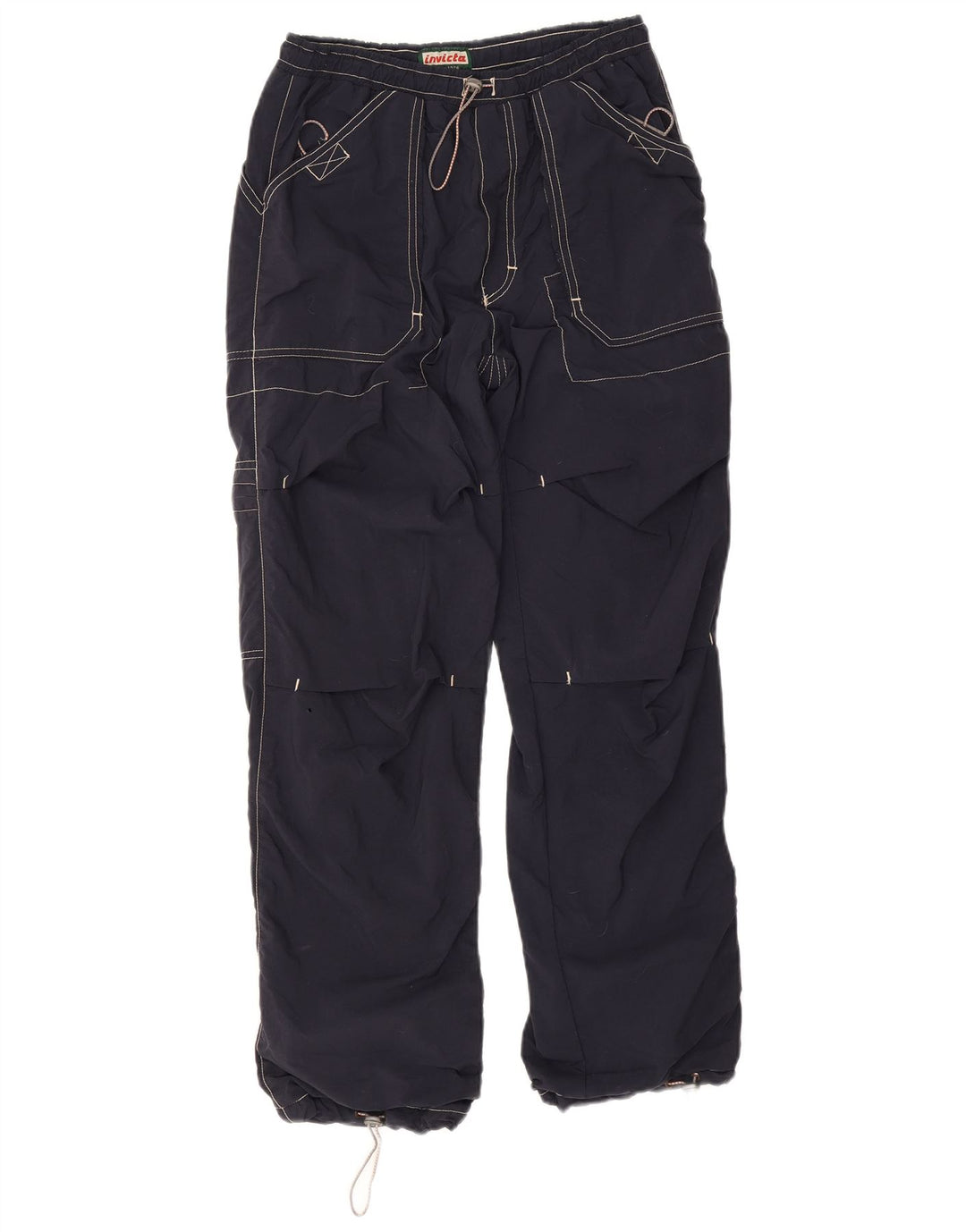 Invicta Mens Joggers Cargo Trousers W28 L29 Navy Blue