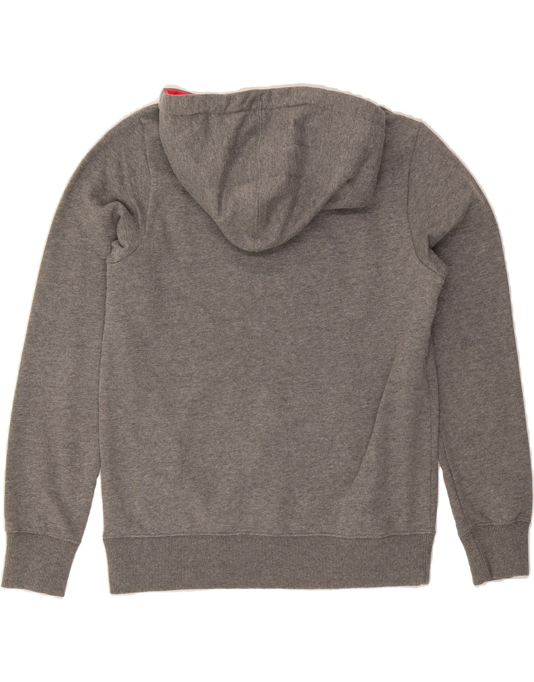 FILA Womens Graphic Hoodie Jumper UK 14 Medium Grey Polyester Vintage Fila and Second-Hand Fila from Messina Hembry 