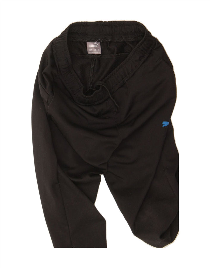PUMA Boys Tracksuit Trousers 5-6 Years  Black Vintage Puma and Second-Hand Puma from Messina Hembry 