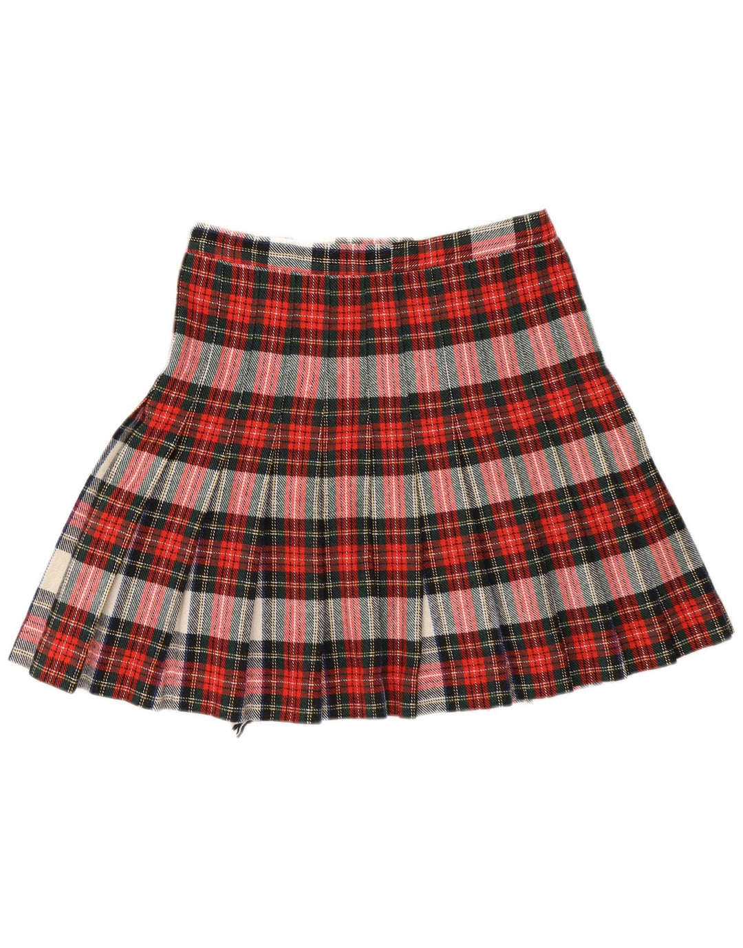 Vintage Womens Wrap Skirt W30 Medium Red Plaid