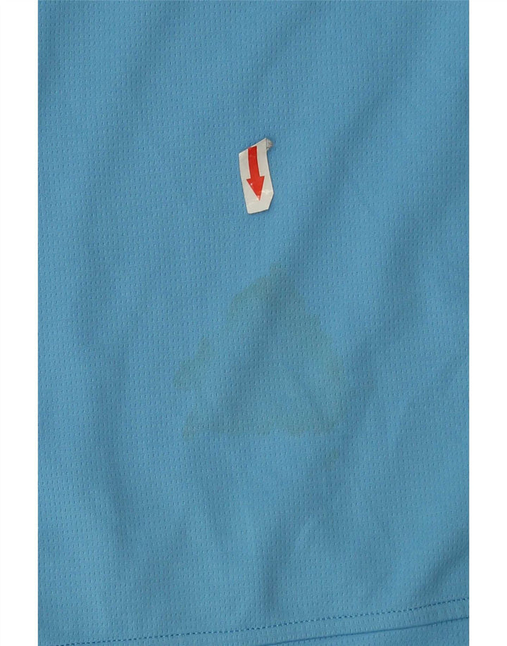 Adidas Haut de survêtement à col zippé pour homme Bleu moyen Polyester