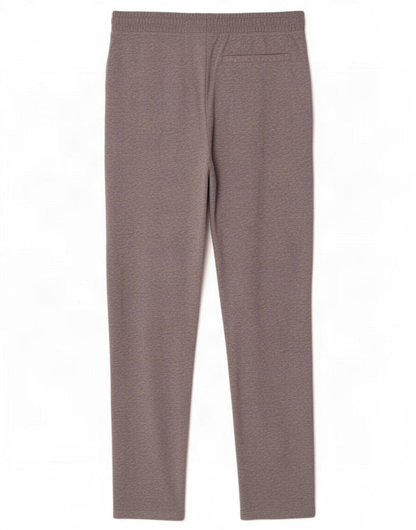 Calça de treino masculina Marks & Spencer algodão manchado cinza médio