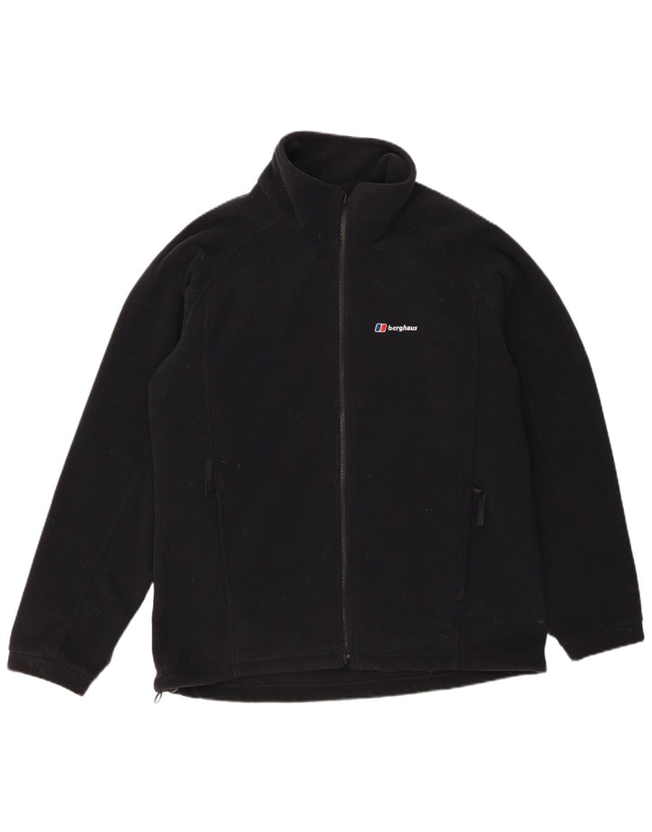 Berghaus Mens Liner Fleece Jacket UK 40 Large Black Polyester
