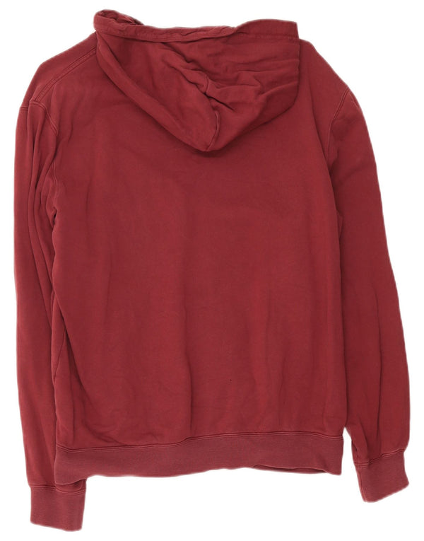 Maglione con cappuccio grafico da uomo Champion grande in cotone bordeaux