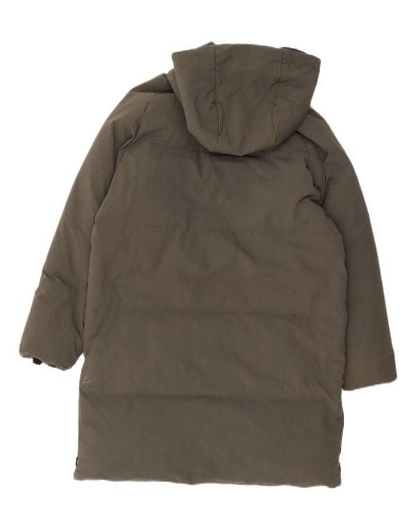 Zara Boys kapucnis párnázott kabát 13-14 éves khaki nejlonból