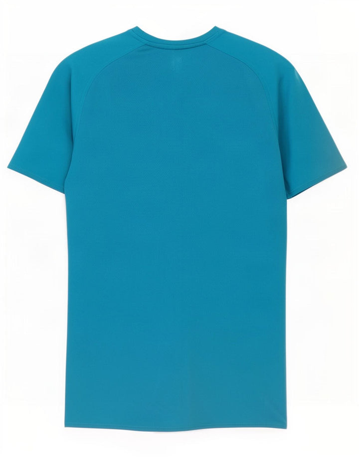 Canterbury Mens Graphic T-Shirt Top Medium Blue Polyester