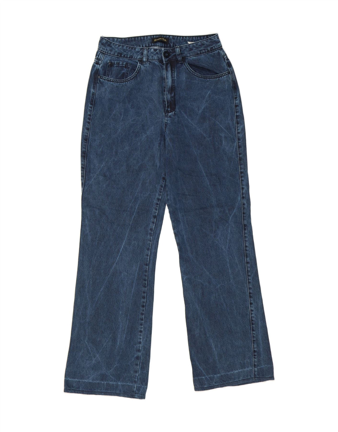 MASSIMO DUTTI Womens Straight Jeans EU 38 Small W28 L30 Blue Lyocell Vintage Massimo Dutti and Second-Hand Massimo Dutti from Messina Hembry 