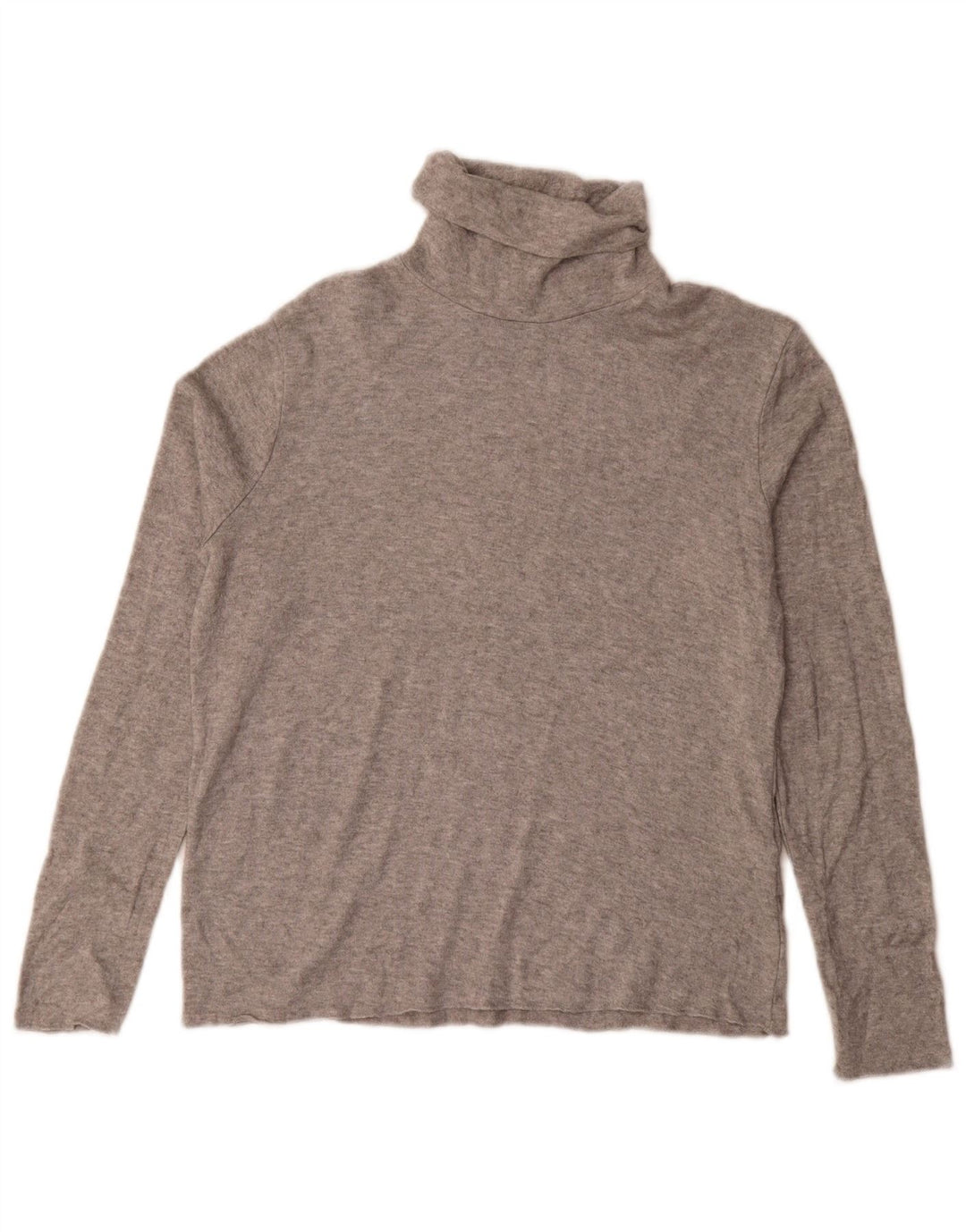 Zara Womens Roll Neck Jumper Sweater UK 16 Large Grey