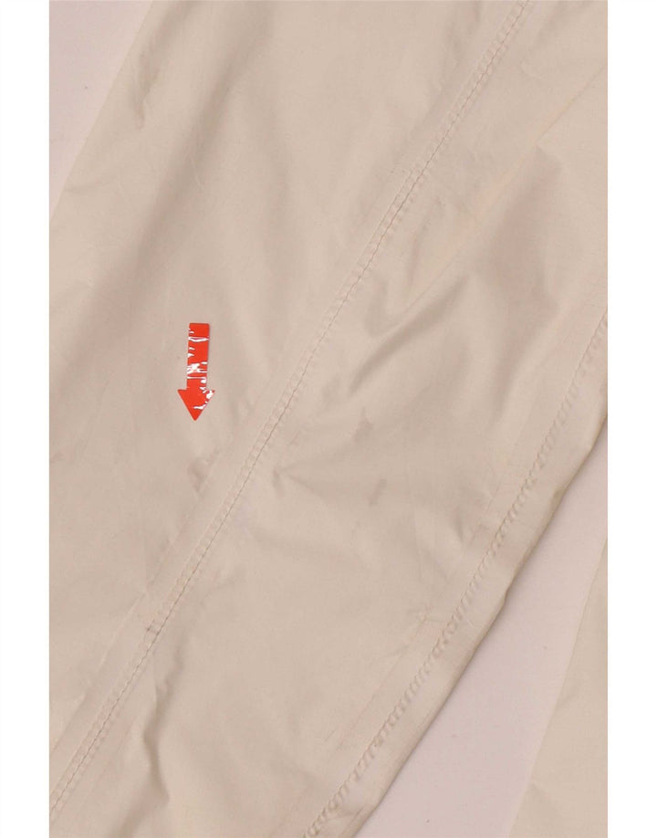 The North Face Womens Hooded Rain Jacket UK 14 Medium White Nylon