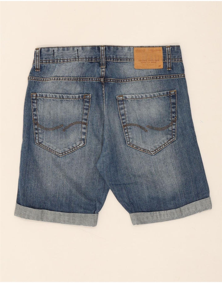 JACK & JONES Mens Denim Shorts Small W29  Blue Cotton Vintage Jack & Jones and Second-Hand Jack & Jones from Messina Hembry 