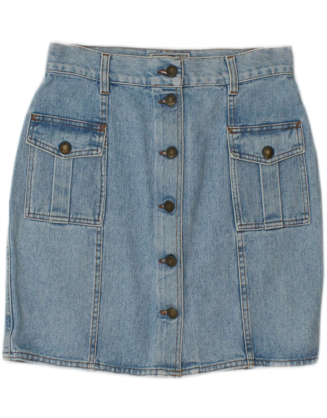 BLUES CLUB Womens Mini Denim Skirt W28 Medium  Blue