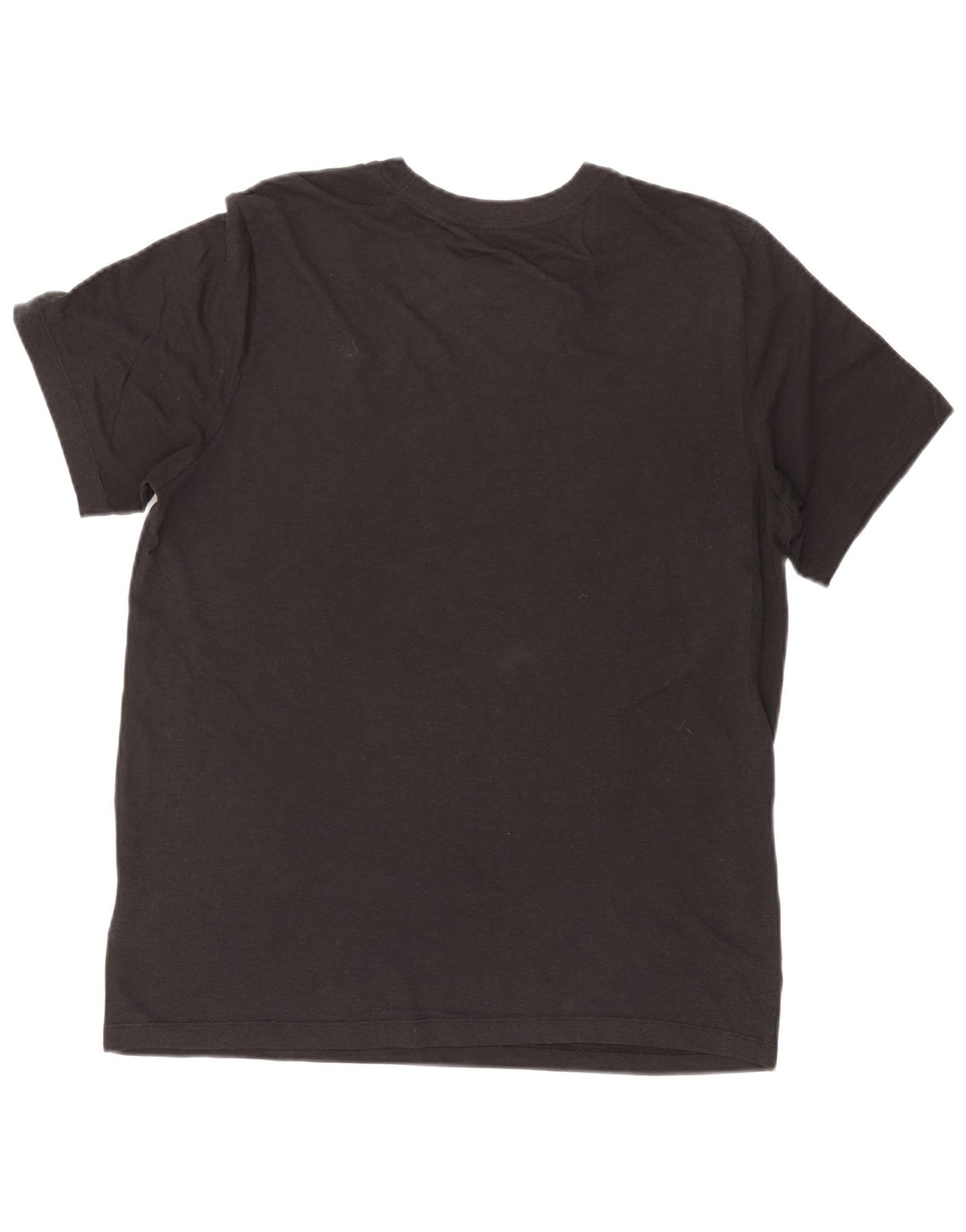 NIKE Mens Dri Fit Graphic T-Shirt Top Large Black Polyester