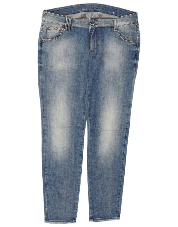 Gas Womens Slim Jeans W32 L28 Blue Cotton