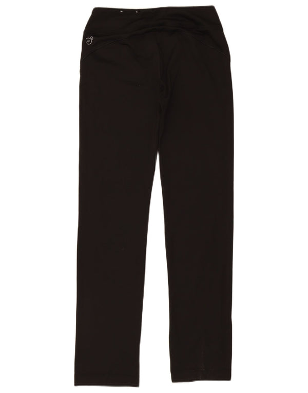 Puma Damen-Trainingshose UK 12 Mittelschwarzes Polyester