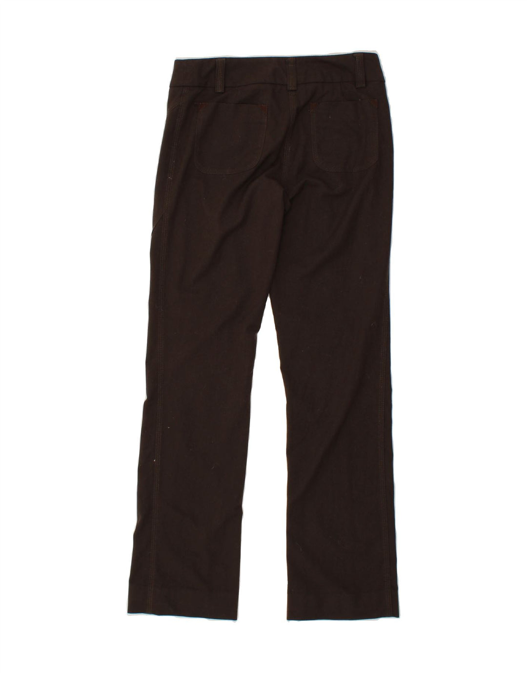 TRUSSARDI Womens Bootcut Casual Trousers IT 42 Medium W30 L32 Brown Vintage Trussardi and Second-Hand Trussardi from Messina Hembry 
