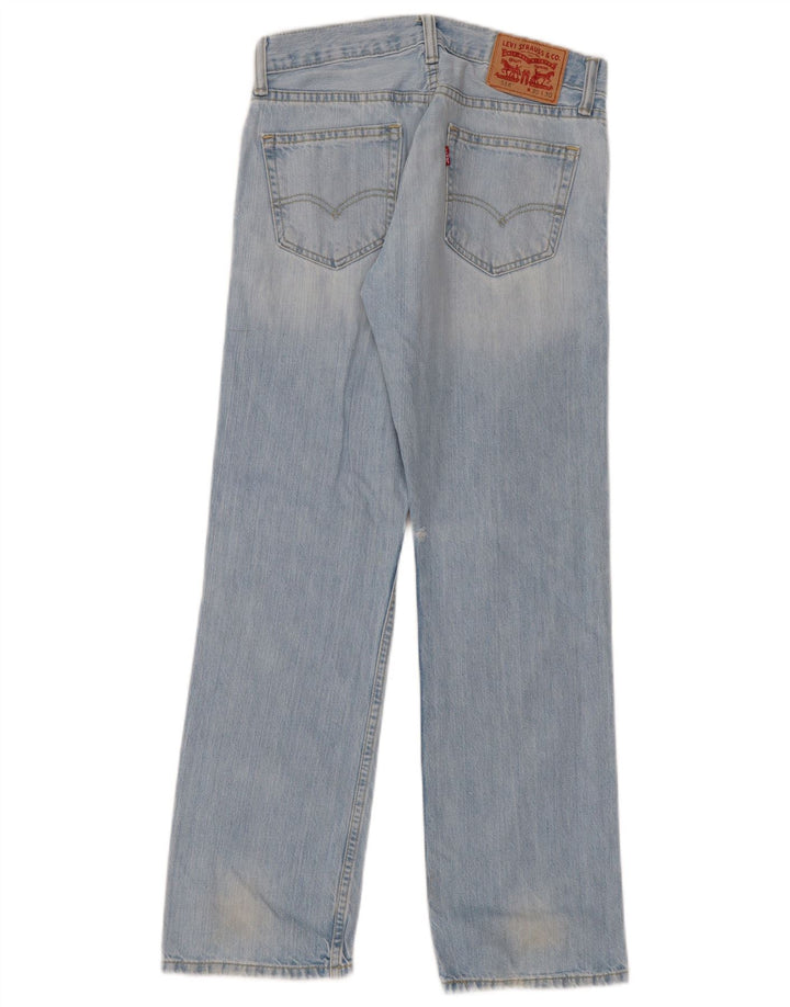 Levi's Mens 514 Straight Jeans W30 L30 Blue Cotton