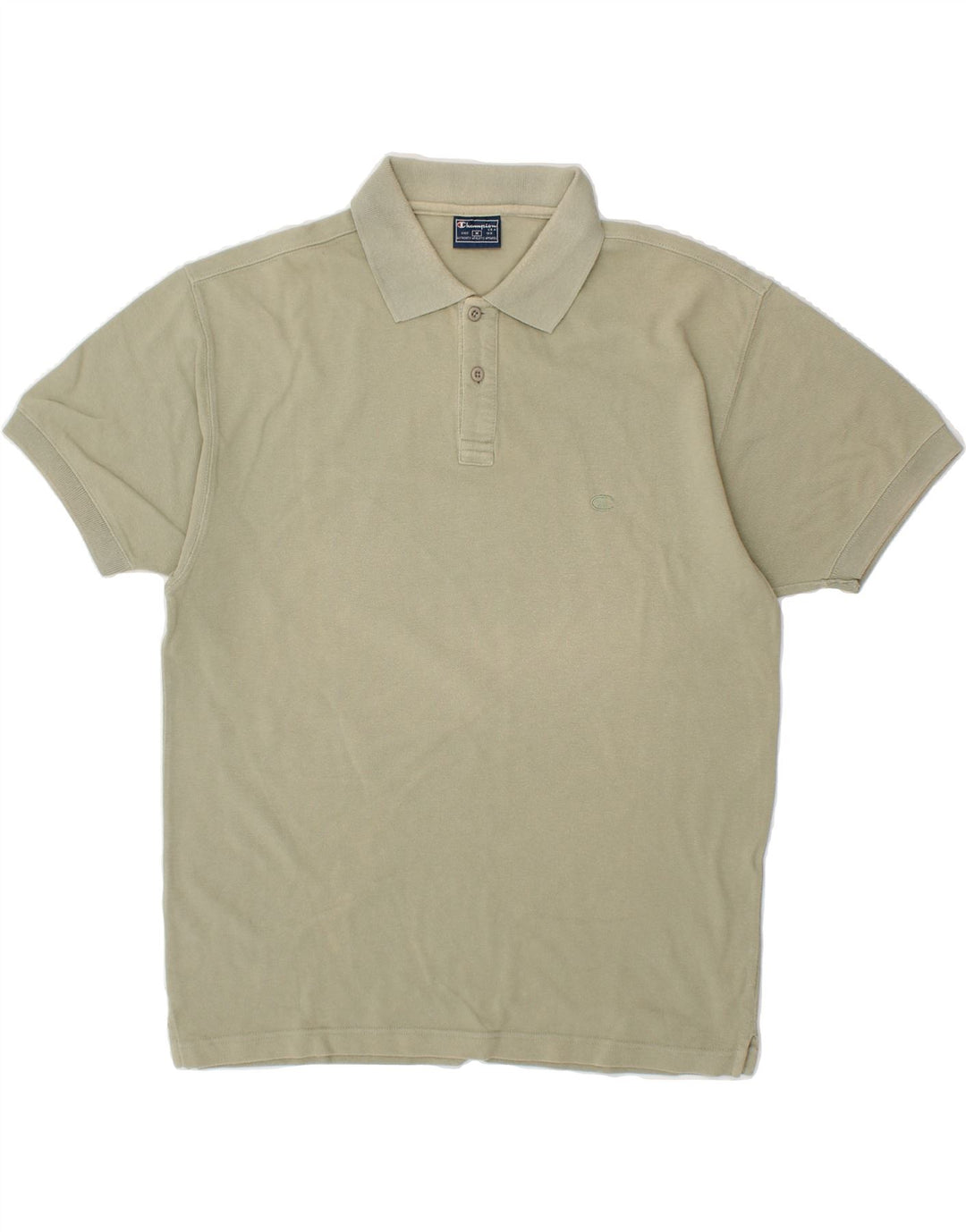 CHAMPION Mens Polo Shirt Medium Grey Cotton Vintage Champion and Second-Hand Champion from Messina Hembry 