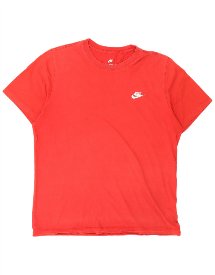 Nike T-Shirt Homme Grand Rouge Coton
