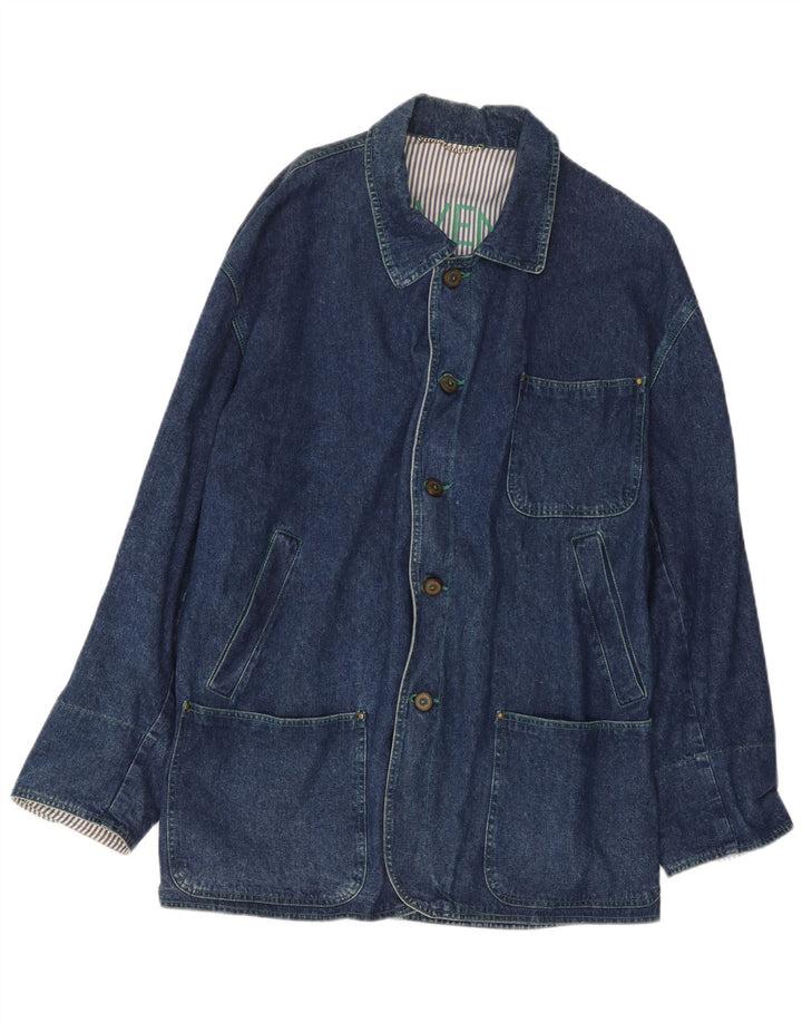 Seventy Mens Denim Jacket UK 40 Large Blue