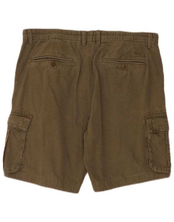 Weird Fish Herre Cargo Shorts W38 XL Khaki Bomuld