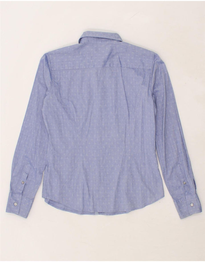 CONTE OF FLORENCE Womens Shirt Medium Blue Vintage Conte of Florence and Second-Hand Conte of Florence from Messina Hembry 