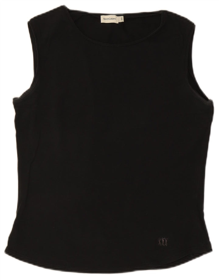 Henry Cottons Womens Vest Top IT 44 Medium Black