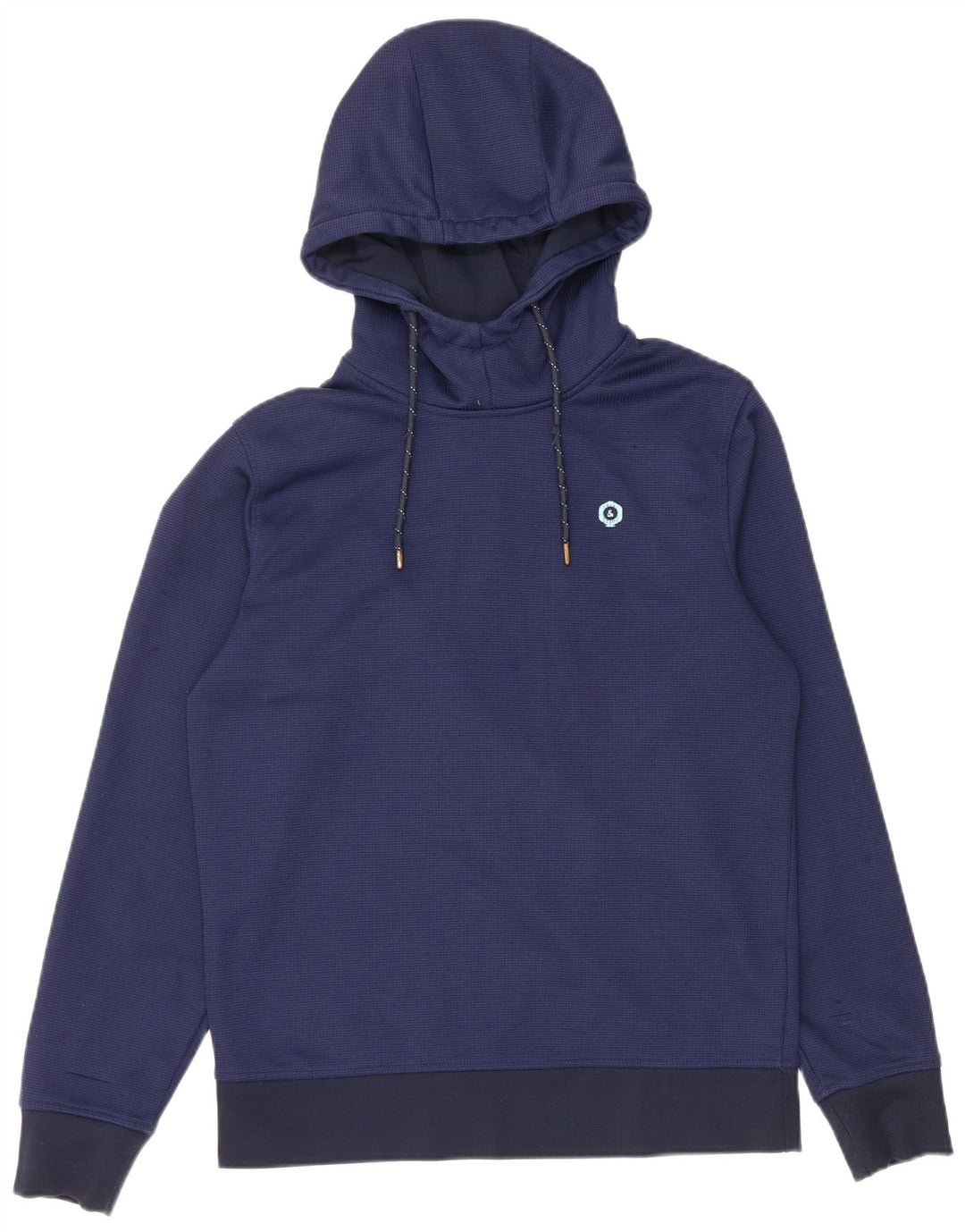 Jack & Jones Ανδρικό μπλουζάκι με κουκούλα, μεσαίο μπλε πολυεστέρας