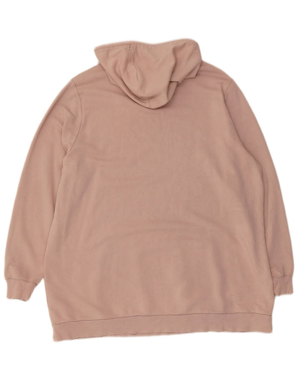 Marks & Spencer Dame Hættetrøje Jumper UK 22 3XL Pink Bomuld