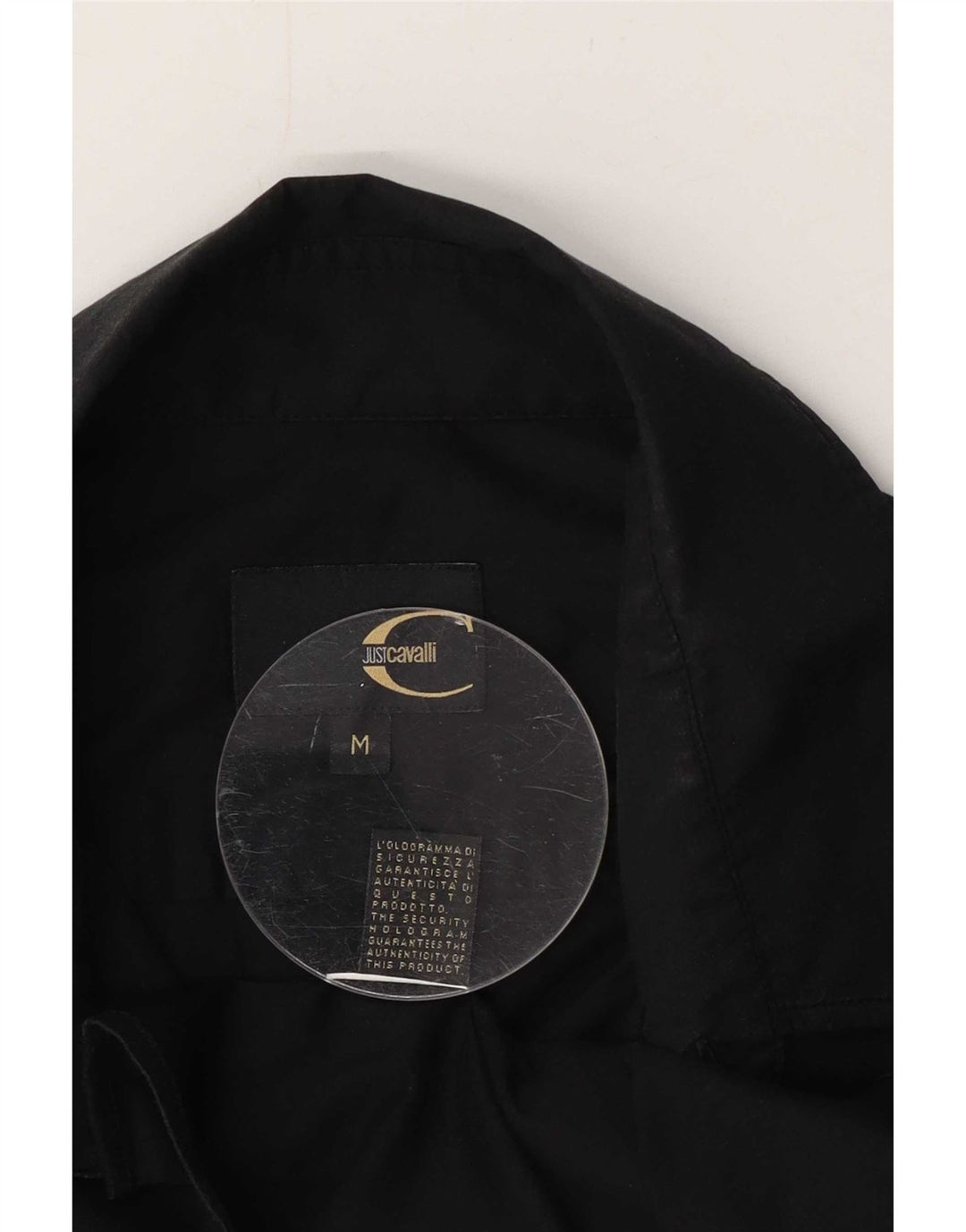 Just Cavalli Camicia da donna UK 14 Medium Black
