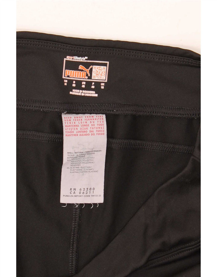 Puma Womens Flare træningsdragt Bukser UK 12 Medium Black Polyester