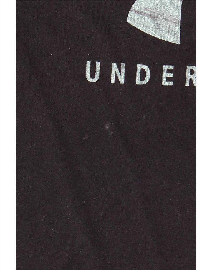 Under Armour Womens Graphic T-Shirt Top UK 12 Medium Black