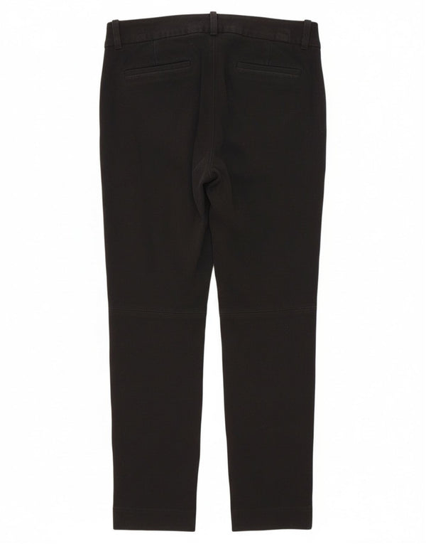 J. Crew Womens Cropped Trousers US 0 XS W28 L25 Black Cotton