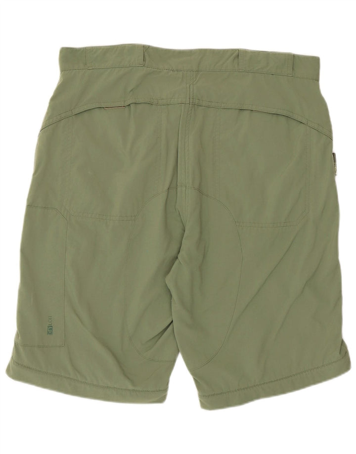 Vintage Herre Cargo Shorts Large W34 Grøn