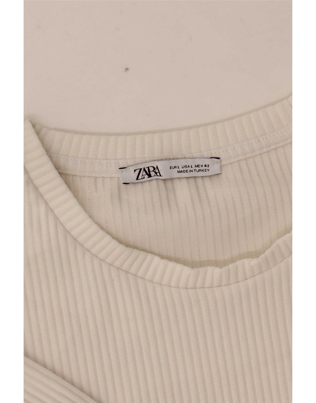 Zara Mens T-Shirt Top Large White