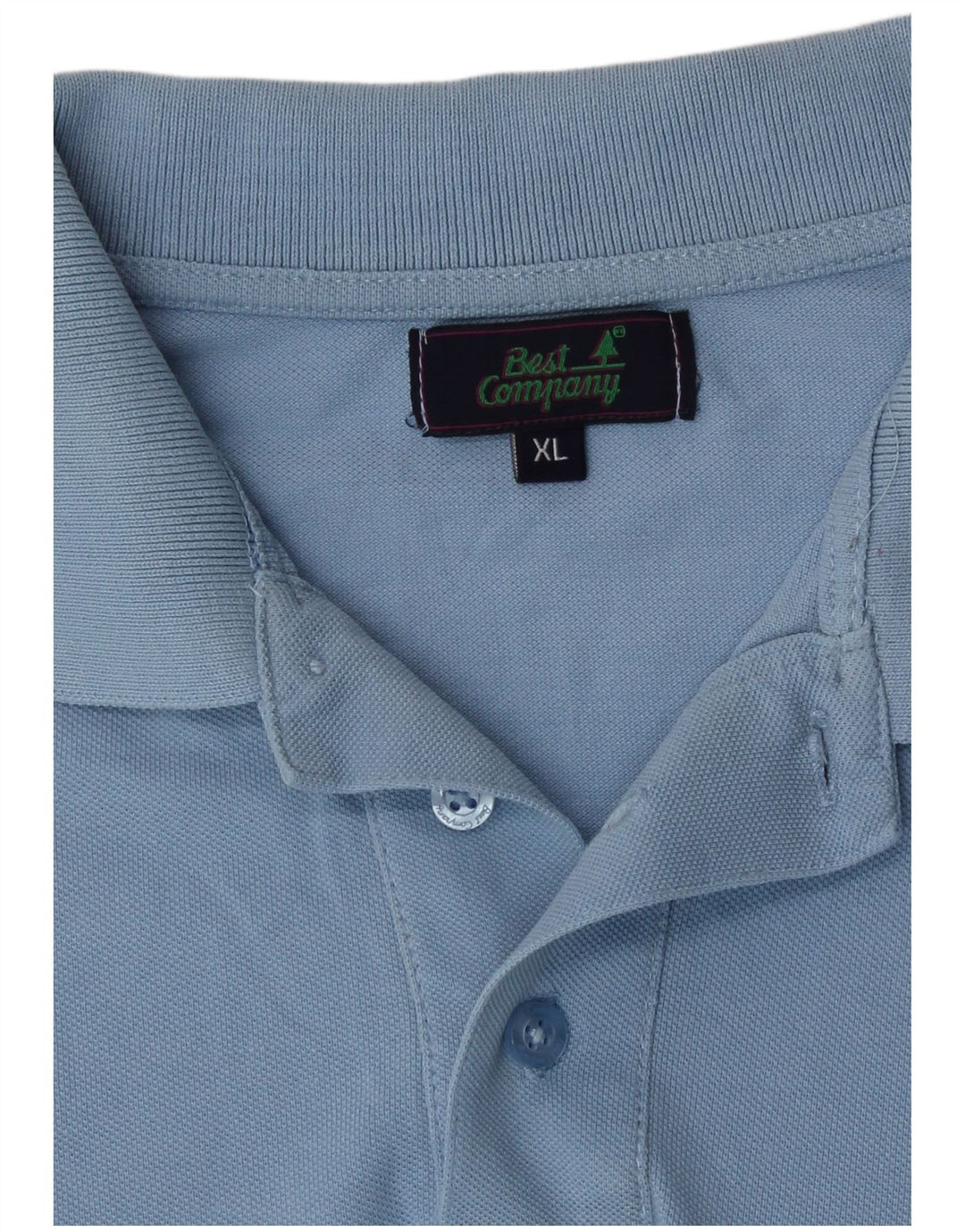 Best Company Mens Polo Shirt XL Blue