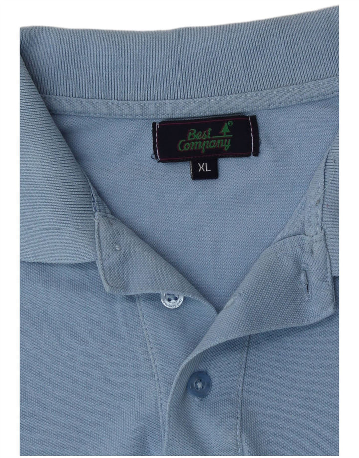 Best Company Mens Polo Shirt XL Blue