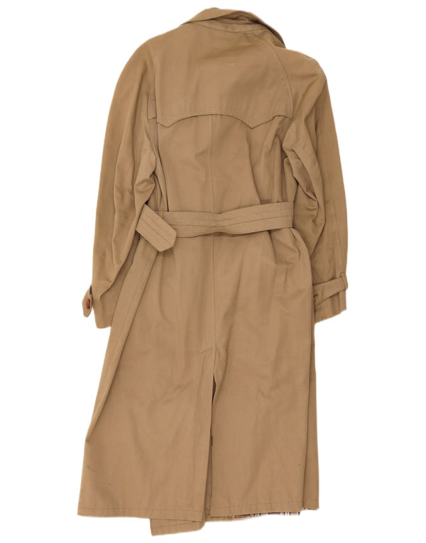 vintage Femme Trench Coat UK 14 Beige Moyen