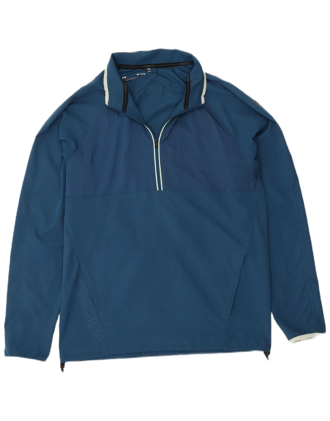 Giacca da ginnastica da uomo Under Armour con grafica pullover blu medio sportivo