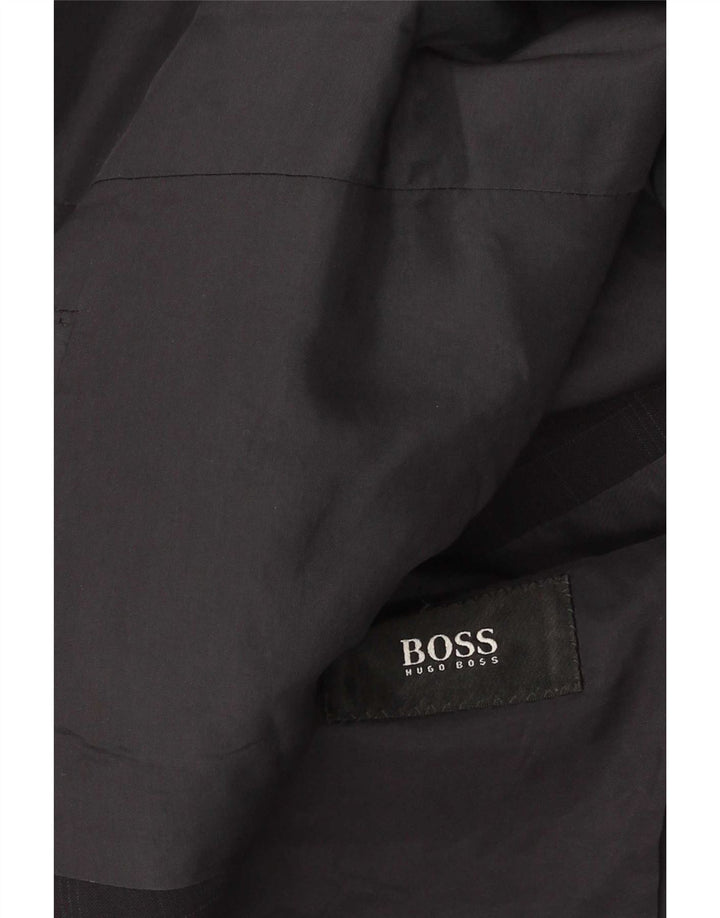 Blazer pentru bărbați Hugo Boss, cu 3 nasturi, UK 38 Medium, bleumarin, caroserie
