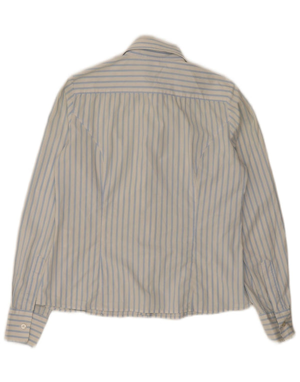 Camicia da donna Fay UK 10 piccolo cotone gessato blu